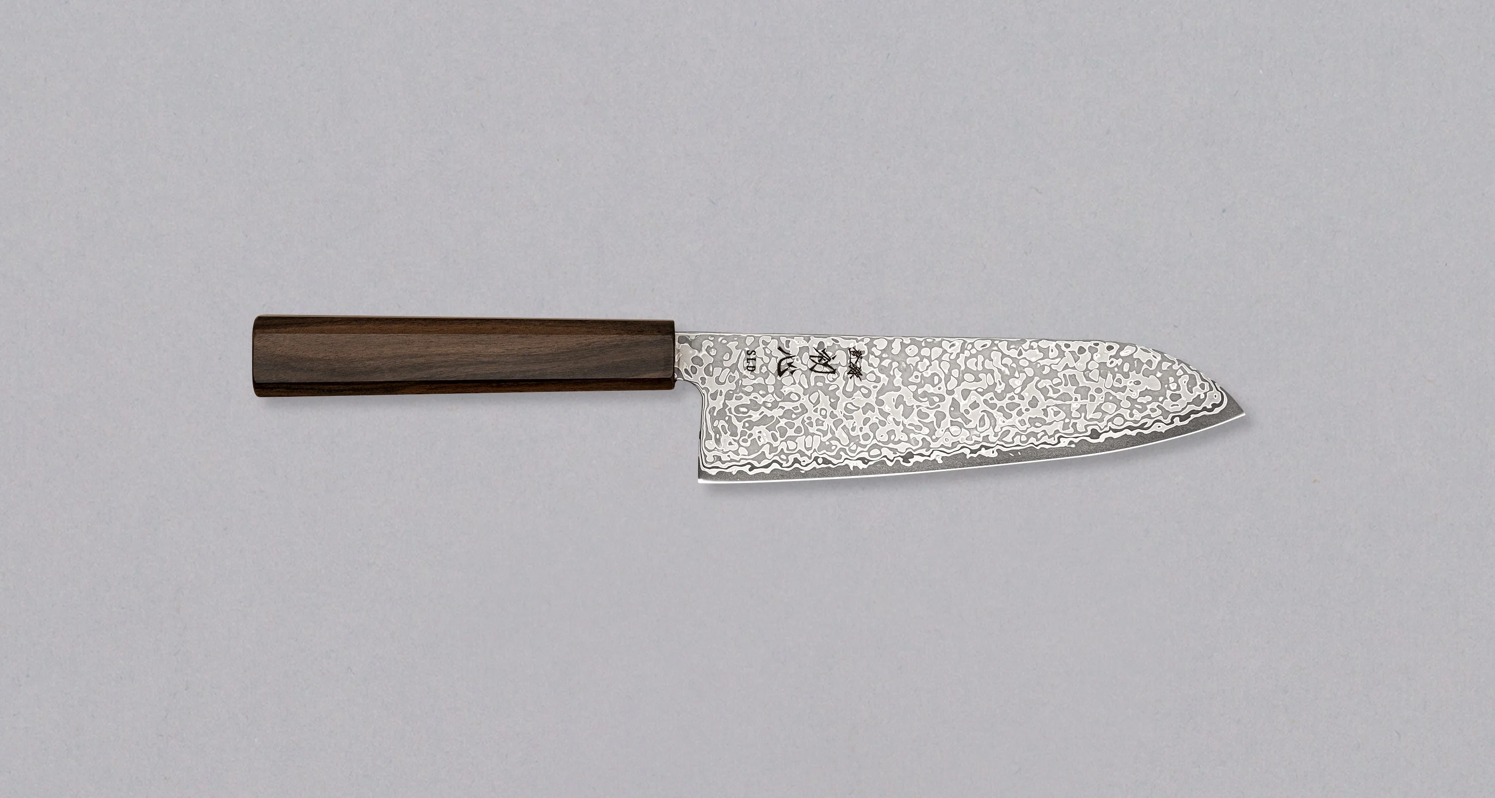Hikari Santoku SLD Kurozome Damascus 170mm